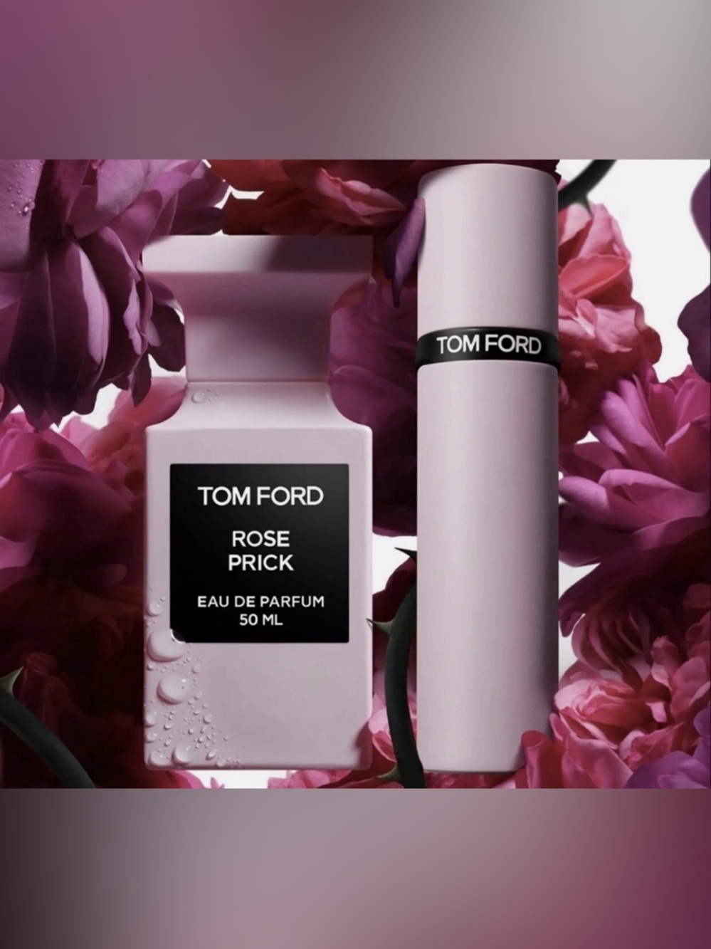 New In The Box Tom Ford ROSE PRICK Private Blend Eau De Parfum Set